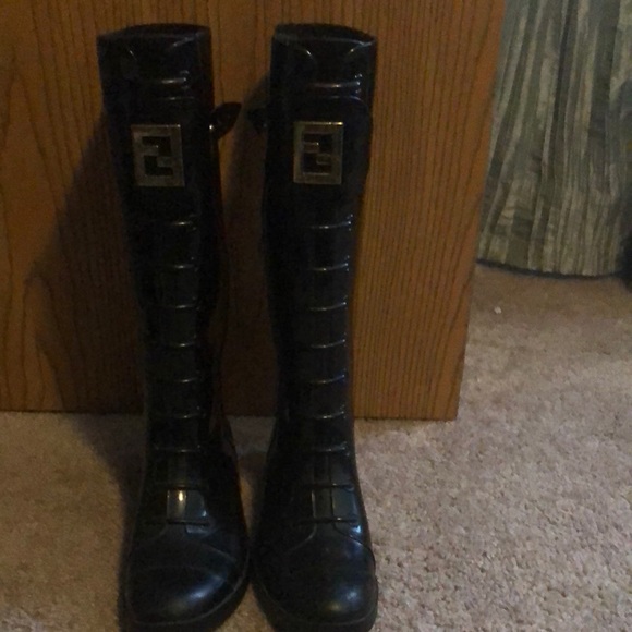 fendi rain boots